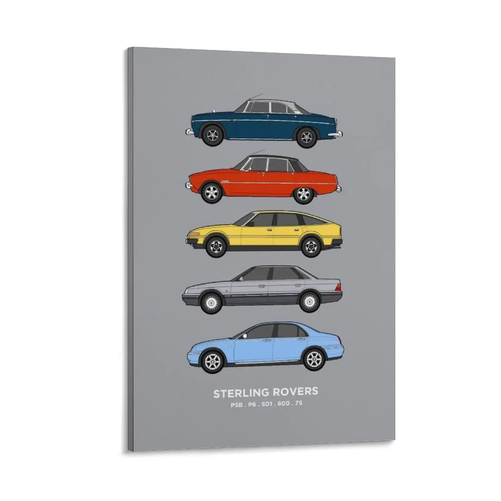 

Rover Executive Classic Car Collection Canvas Painting anime figure room decors aesthetic