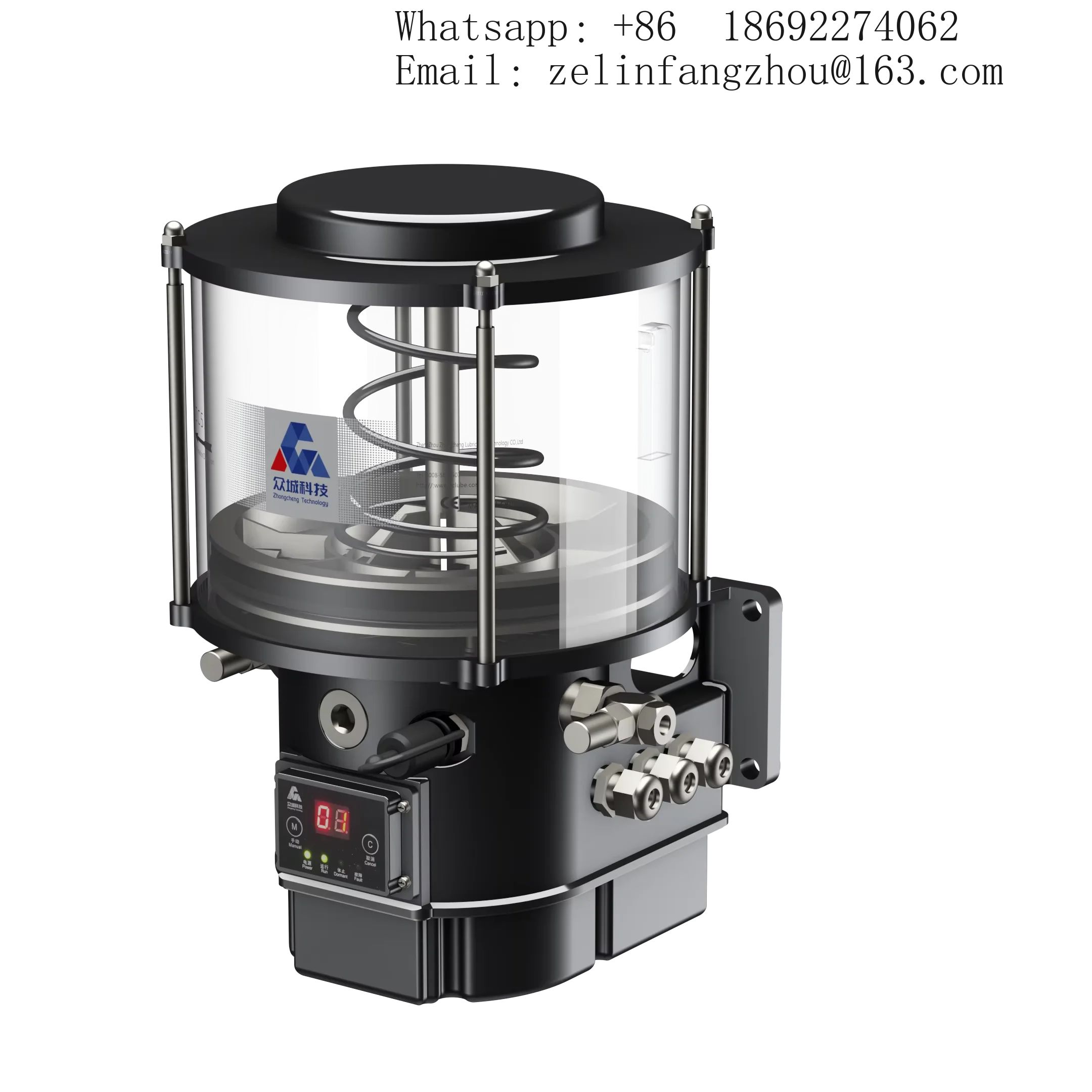 ZCH5X Progressive Lubrication System Electric Grease Pump 30MPa 2.8mL Min High Pressure for Wind Power Equipment Pro