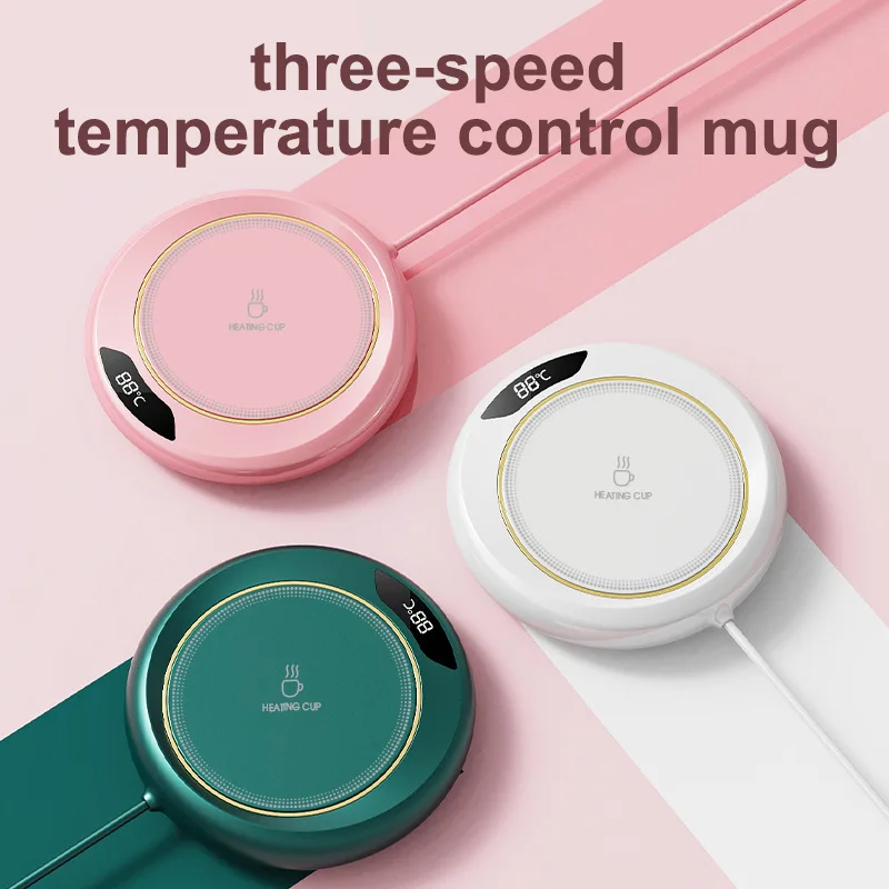 Mug Warmer USB Cup Heater Electric Coffee Milk Tea Water Heating Pad Thermostatic Coasters Cup Warmer for Home Office Mug Heater