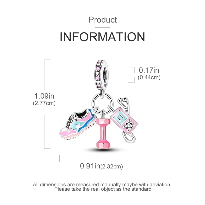 925 Sterling Silber Rosa Serie Charms Fliege Mädchen Kuchen Prinzessin Perlen Anhänger Fit Original Armband DIY Schmuck Geschenk Für Frau – Detail 39