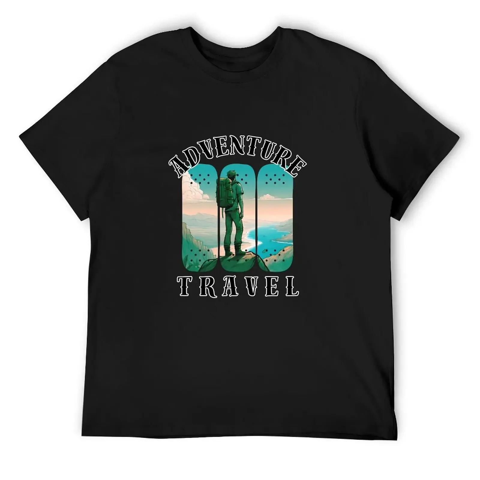 Adventure Travel For The Wanderlust Explorer T-Shirt anime t shirts tees t shirts for men graphic