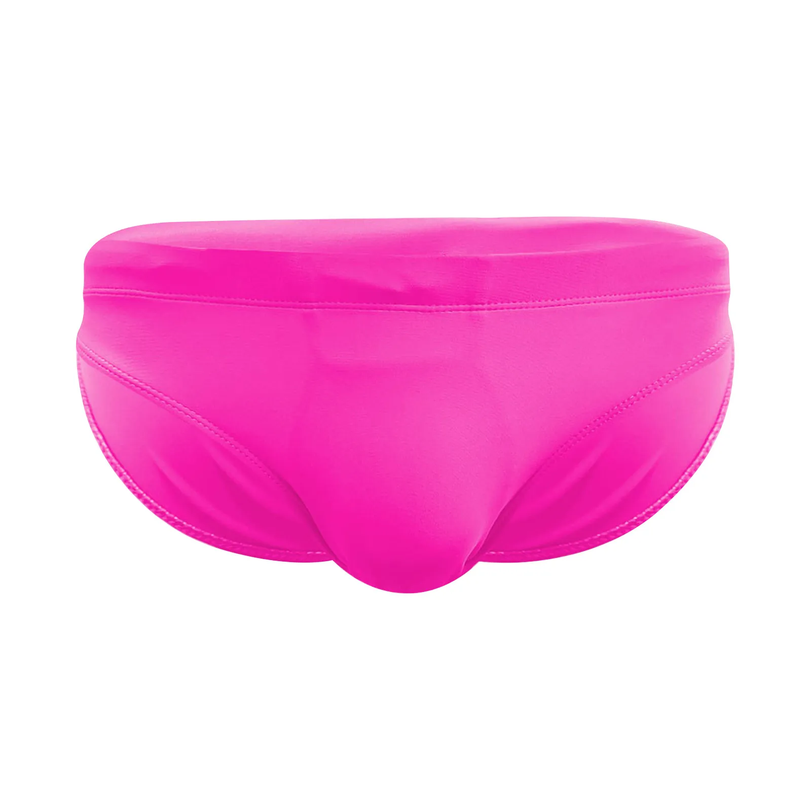 Solid Color Sexy Swim Pants With Cup Cover To Prevent Awkwardness Simple Casual Quick Drying Beachwear Tight Swimming Briefs