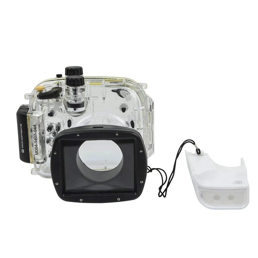 Dropshipping 40 meters 130ft Underwater Waterproof Housing Diving Camera Case for Canon G1X Camera