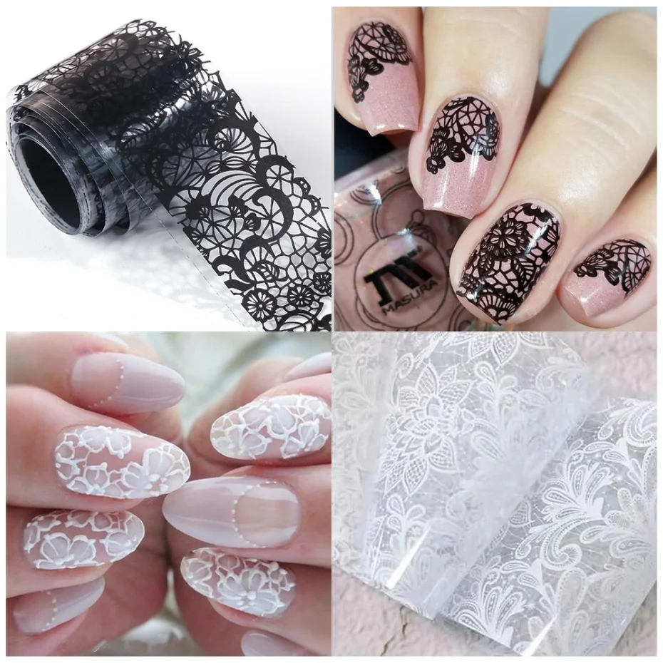 Manchette Dentelle Noire Pour Ongles Photo - Accessoires Faux Manches Plissées Mince 17