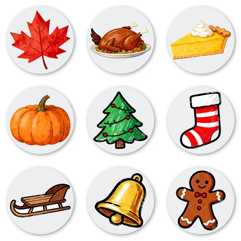 1pcs Autumn Maple Leaf Turkey Pumpkin Pie Christmas Tree Stocking Sleigh Bell Gingerbread Shoe Charms Shoes Decoration
