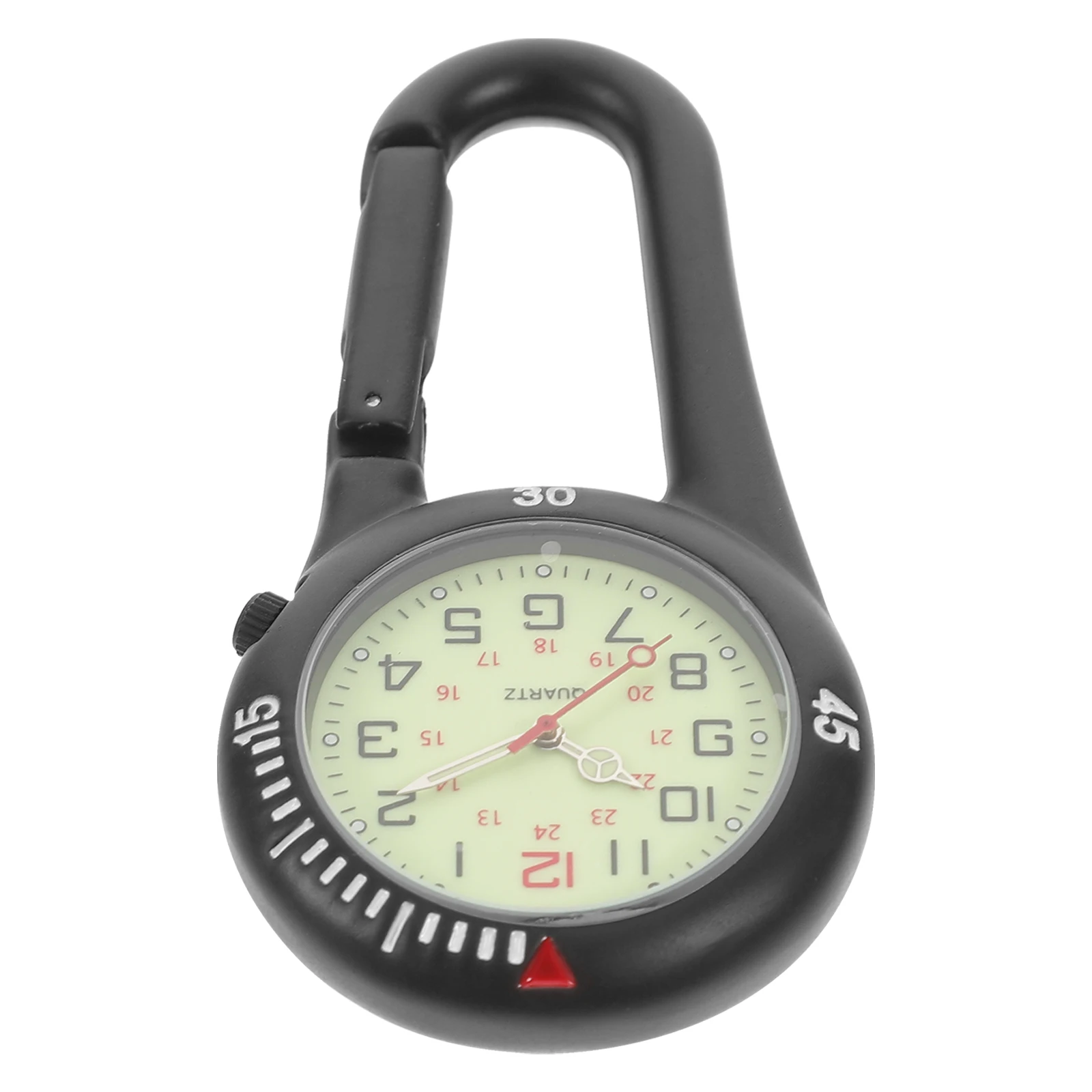 

Fluorescent Dial Backpack Buckle Watch Clip on Pendant Watches for Women Nurses Hikers Camping Hiking Outdoor Sports Fans Glow