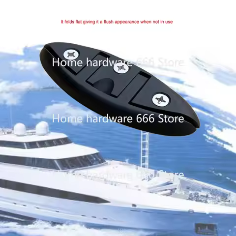 Folding Pull Up Cleat Dock Deck, Nylon Sailboats, Marine Kayak, Hardware Line Rope, Mooring Cleat Accessories, 130mm