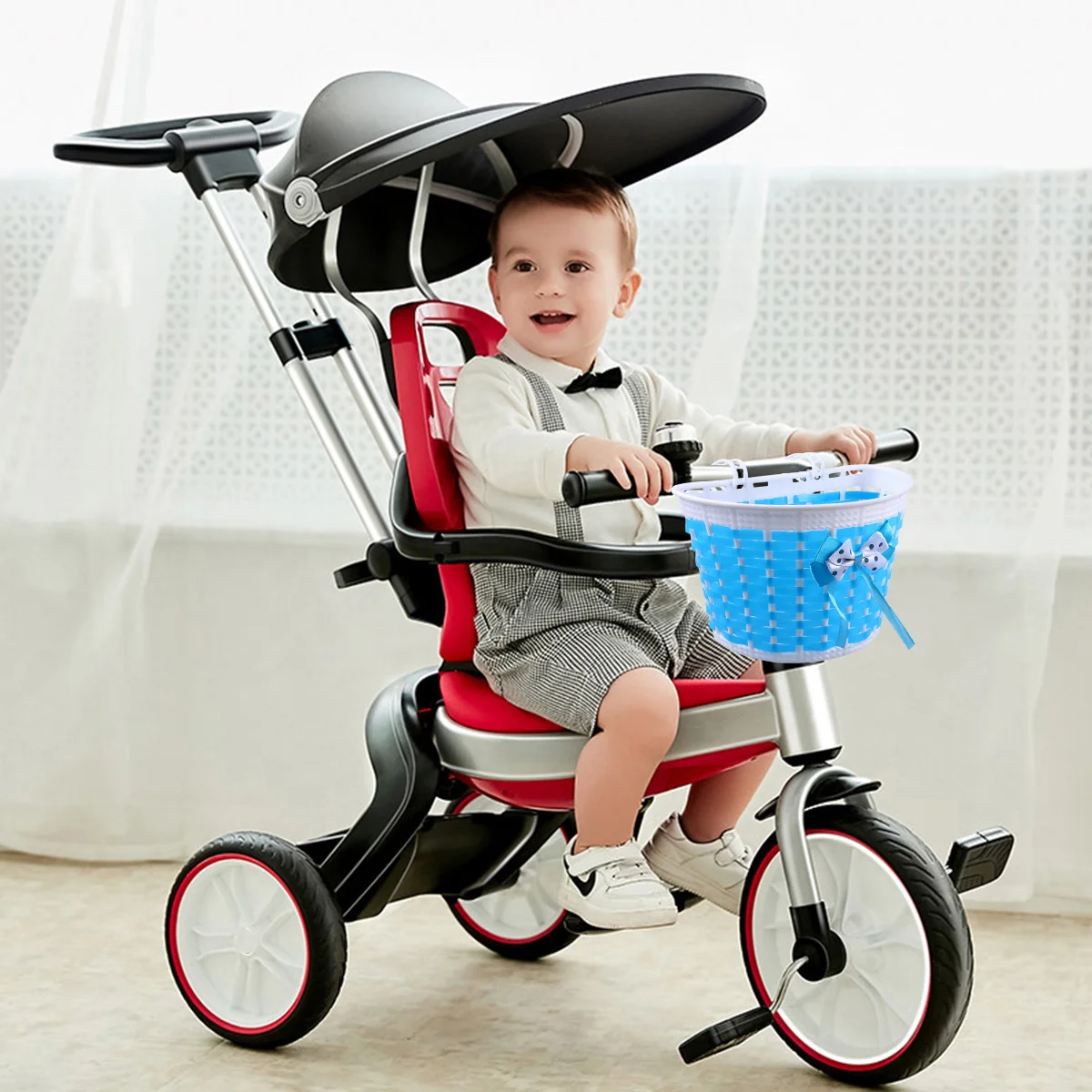 

4pcs Car Basket Streamers Bike Accessories Decorative Supplies Kids Bike Handlebar Decoration Durable for Children