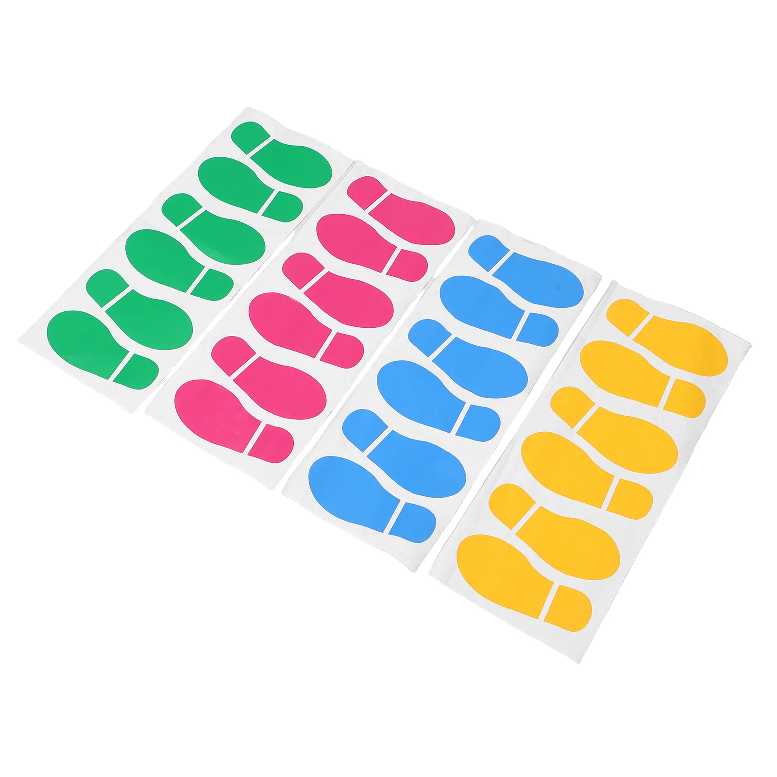 

10Pairs Decoration Stickers Footprint Floor Decals for Classroom Office Home Shoe Print Markers Kids Room Party