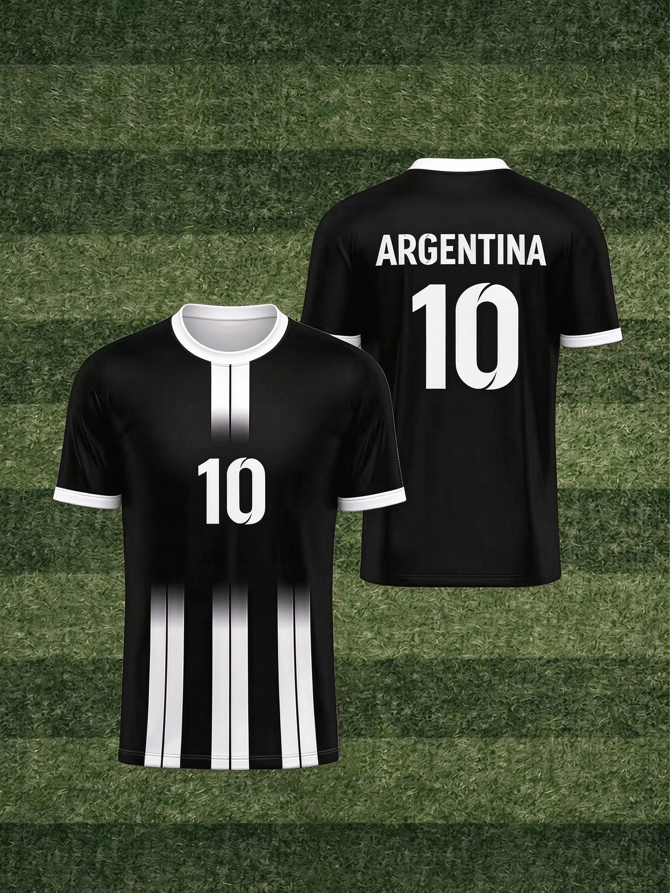 Adult Argentina Number 10 Football Jersey Multi Colors Crew Neck Breathable Polyester Short Sleeve Sports Training Top Tees
