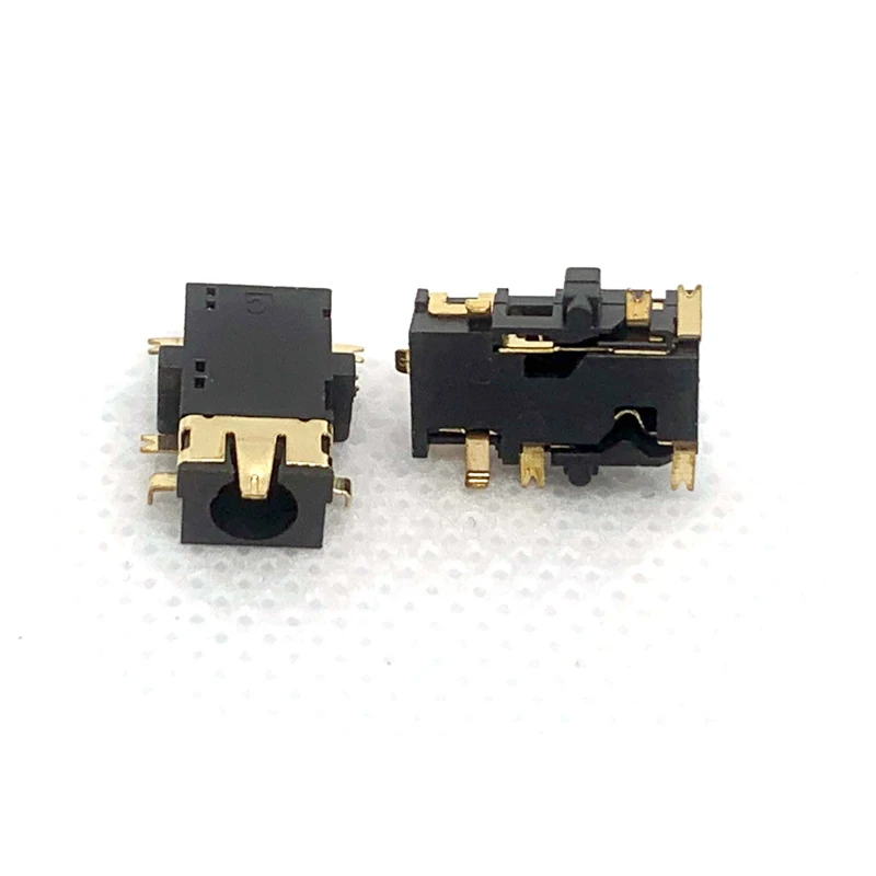 3.5MM Audio Jack PJ-3587 SMD Sink Plate 1.0 Flat Port 6PIN Front 2PIN Plugin Rear 4PIN Patch Dual Channel Headphone Connector