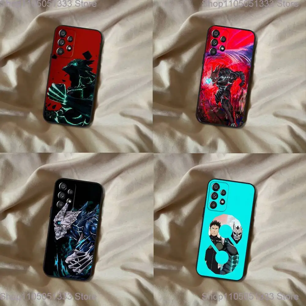 

Anime K-Kaiju N-No 8 Phone Case For Samsung Galaxy A20,A21s,A22,A31,A32,A52,A53,A72,73,A80 Soft Black Cover