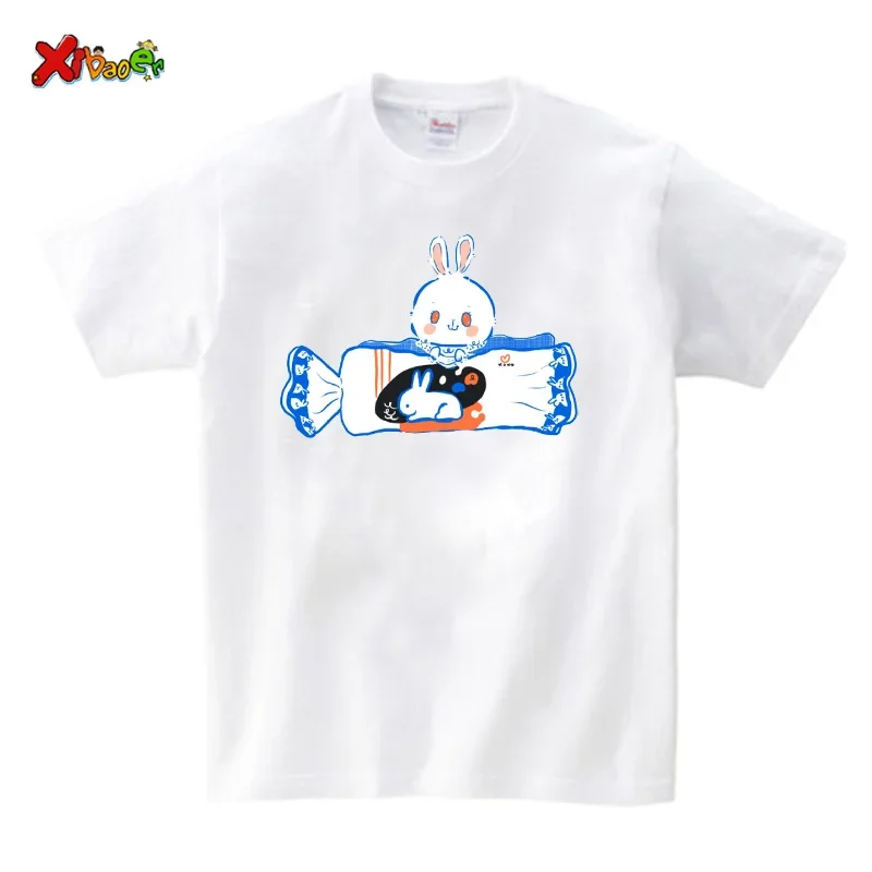 Easter Matching Shirt Bunny Family T-Shirt Family Easter Outfit Clothes Party Summer Holiday T Shirt White Rabbit Couple Tee