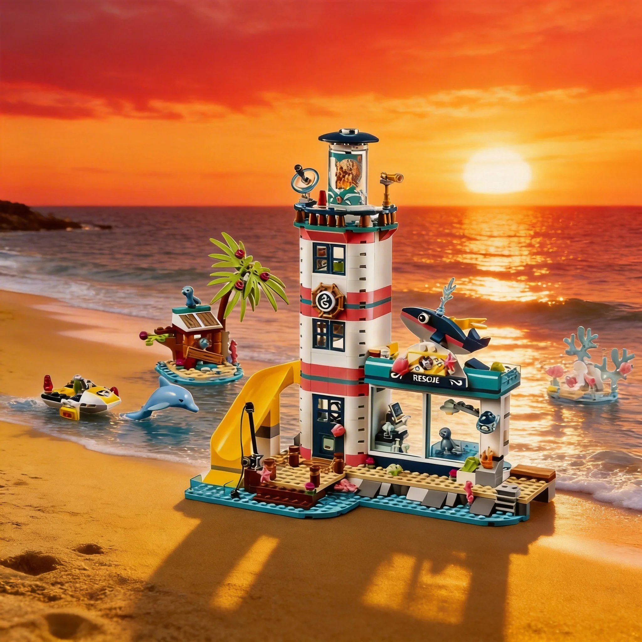 

Новые цифровые игрушки для девочек: Центр спасения на маяке и цифровой тропический остров для ролевых игр