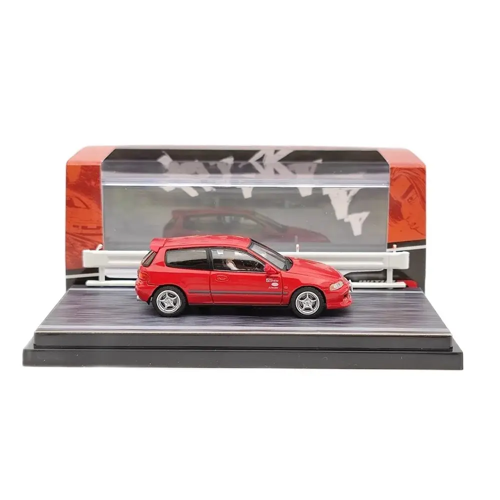 Hobby Japan HJ641017HR 1/64 for Civic (EG6) Myogi Night Kids / Shingo Shoji Red Diecast Models Toys Car Collection Gifts