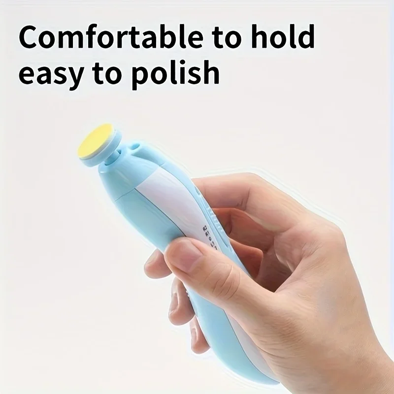 

Набор для ухода за ногтями для малышей: электрическая пилка для ногтей, ножницы для ногтей, синий и розовый цвета, для мальчиков и девочек, безопасный, не травмирует ручки малыша