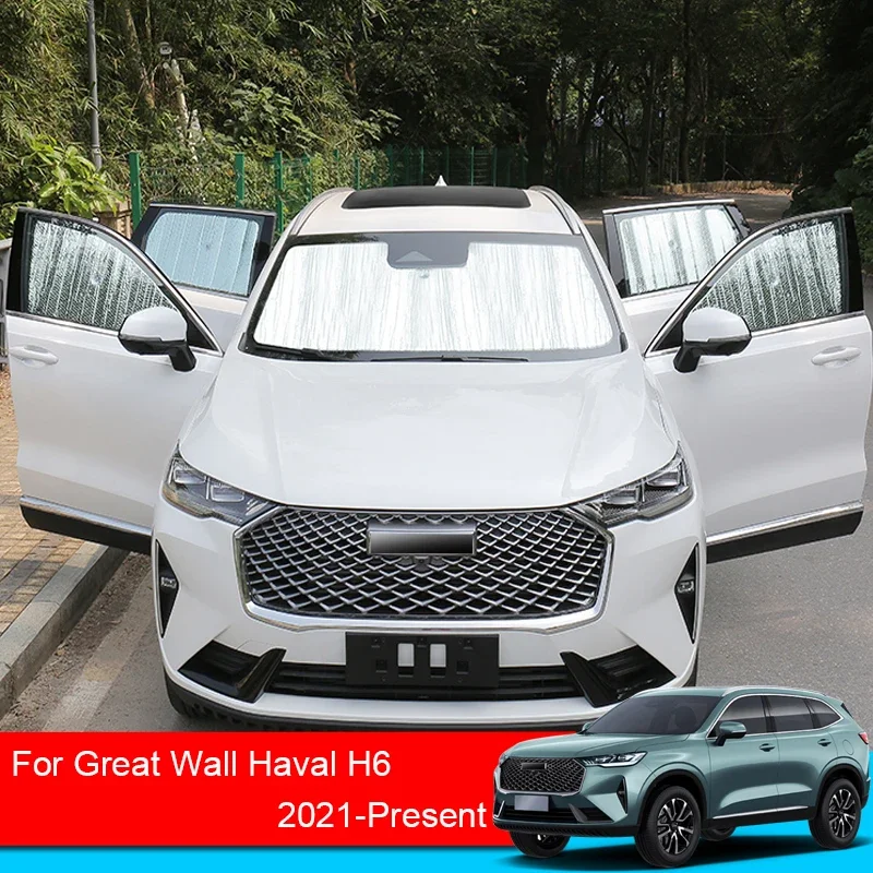 

For Great Wall Haval H6 2021-2025 Sunshades UV Protection Curtain Sun Shade Visor Front Windshield Protector Car Accessories