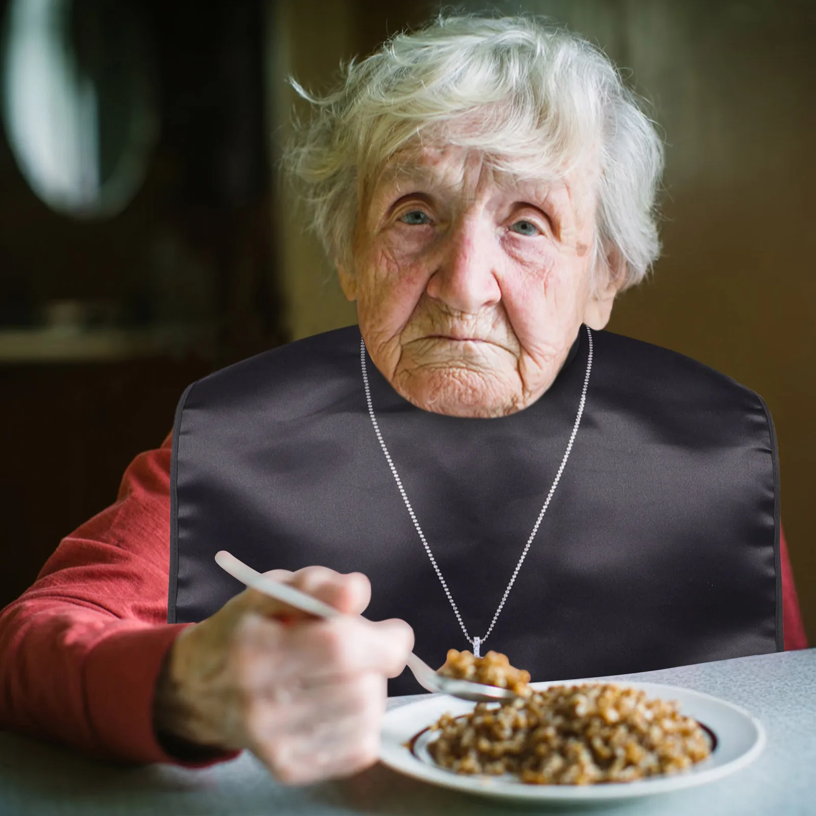 

Нагрудник для взрослых, износостойкий водонепроницаемый многоразовый нагрудник для пожилых людей, мужчин и женщин, уход за домом, нагрудники для взрослых для мужчин