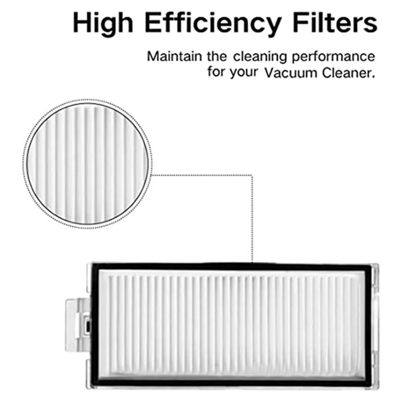 ل Xiaomi Roborock Q7 Max Q7 Max + Q7 Plus T8 Hepa تصفية الجانب الرئيسي فرشاة ممسحة القماش جهاز آلي لتنظيف الأتربة قطع الغيار