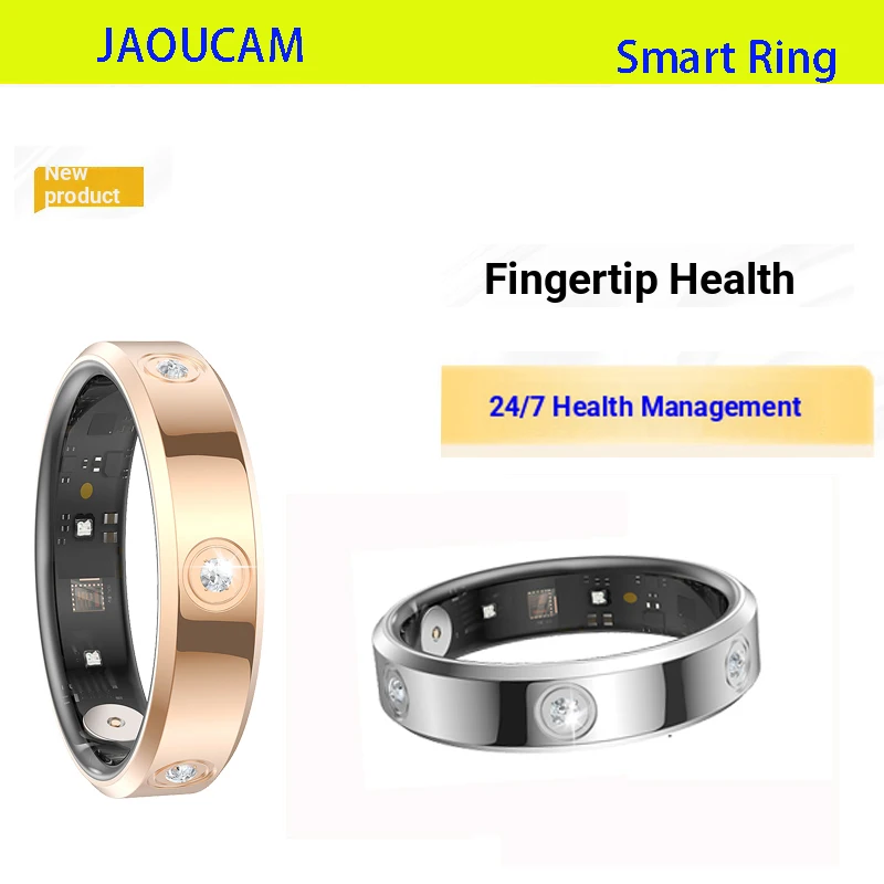 2026 NEW2 Smart Ring HR01 For Step Counting, Heart Rate Monitoring, Multiple Sports Modes, Sleep Monitoring 5ATM Fashion Ring