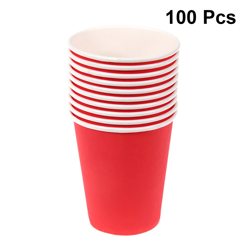

100Pcs Colorful Paper Cups Thicken DIY Craft Art Material for Children's Handmade Projects Creative Play Learning Activities