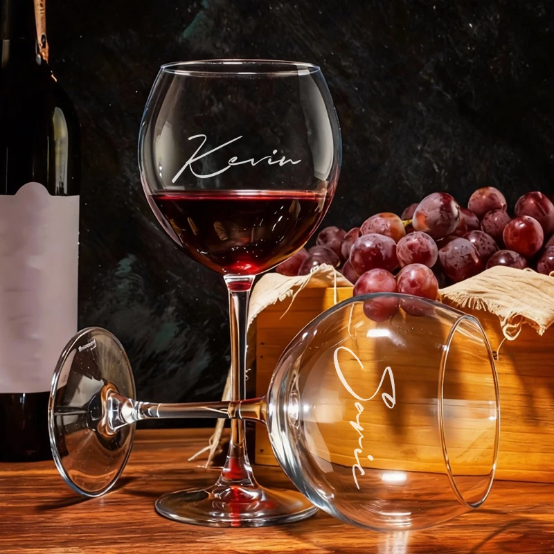 

500ml Large Wine Glass Personalized Wine Glass, Wedding Wine Glasses, Custom Wine Glass for Wedding Gift, Birthday Gift