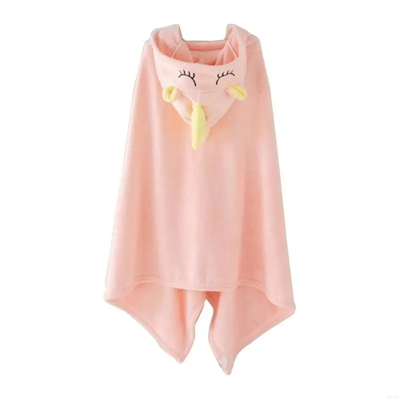 

E06f младенец полотенце с капюшоном коралловый флисовый флисовый халат для малыша плащ мультфильм Бат полотенце младенец девочка