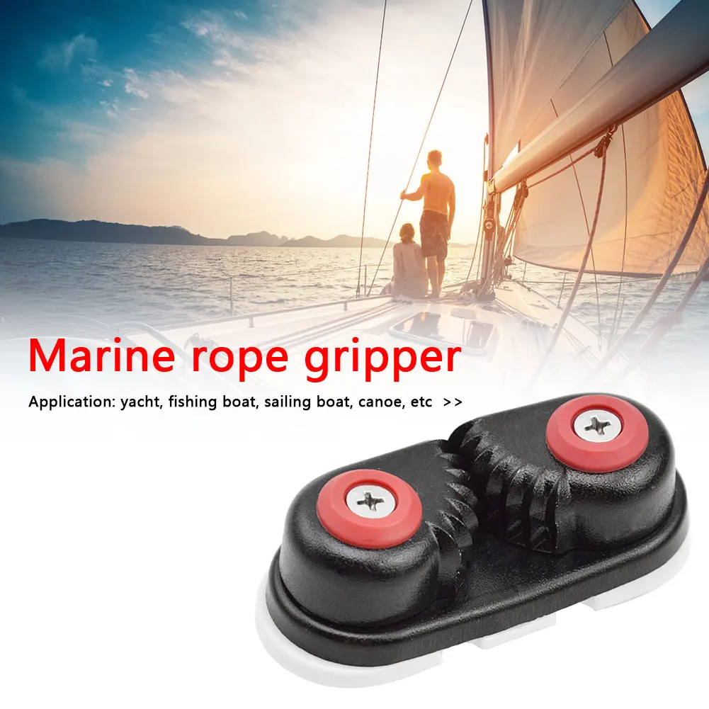 Marine Boat Fast Entry Rope Wire Rowboat Ball Bearing Cam Clamp Cleat Kayak Rowing Fast Entry Cleats Sailing Fast Entry Cleats