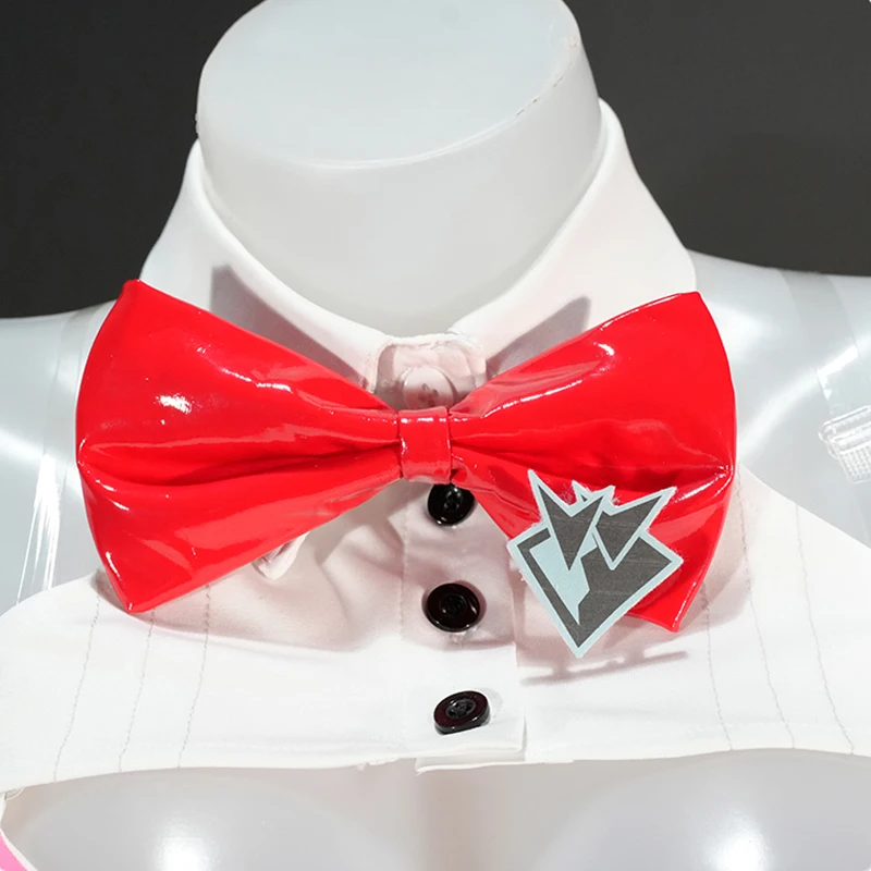 لعبة ROLECOS NIKKE آلهة النصر الحليب تتفتح الأرنب زي تنكري لفتاة وكيل الحليب الوردي المرأة بذلة هالوين كرنفال البدلة