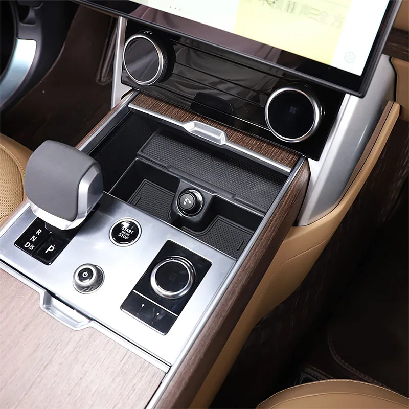 

Для Land Rover Range Rover Vogue L460 2023-2024: Органайзер-лоток для центральной консоли автомобиля, многофункциональный ящик для хранения, аксессуары