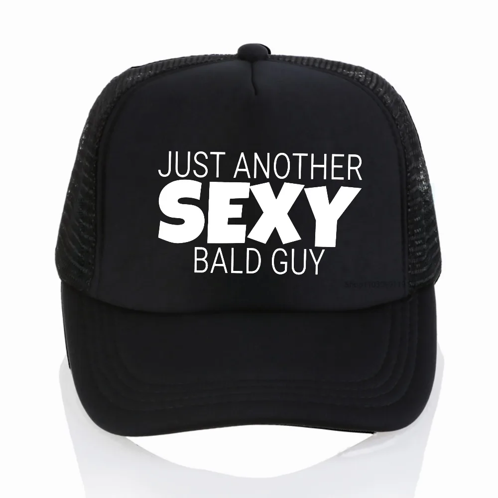

Funny Hat Just Another Sexy Bald Guy letter printed Baseball cap men women Net breathable hat adjustable trucker caps