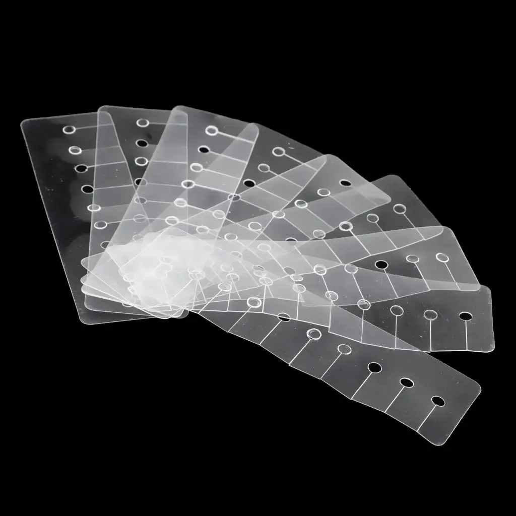 Fusion Hair Extension Heat Protector Multi Hole Scalp Shield Clear Plastic Spacer for Fast Installation