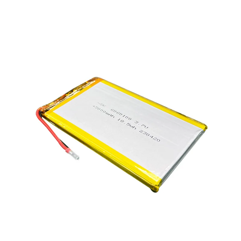 6060100 Rechargeable High Large Capacity LiPo Battery Cell 3.7V 5000mAh 6060100 Lithium Polymer Battery for Power Bank