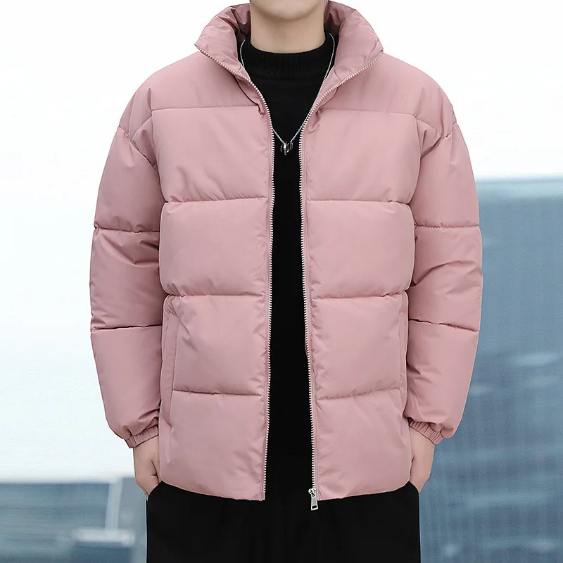 Down Padded Jacket, Autumn And Winter Trendy Brand, Thickened Coat, Printable Top, Men's Cotton Jacket