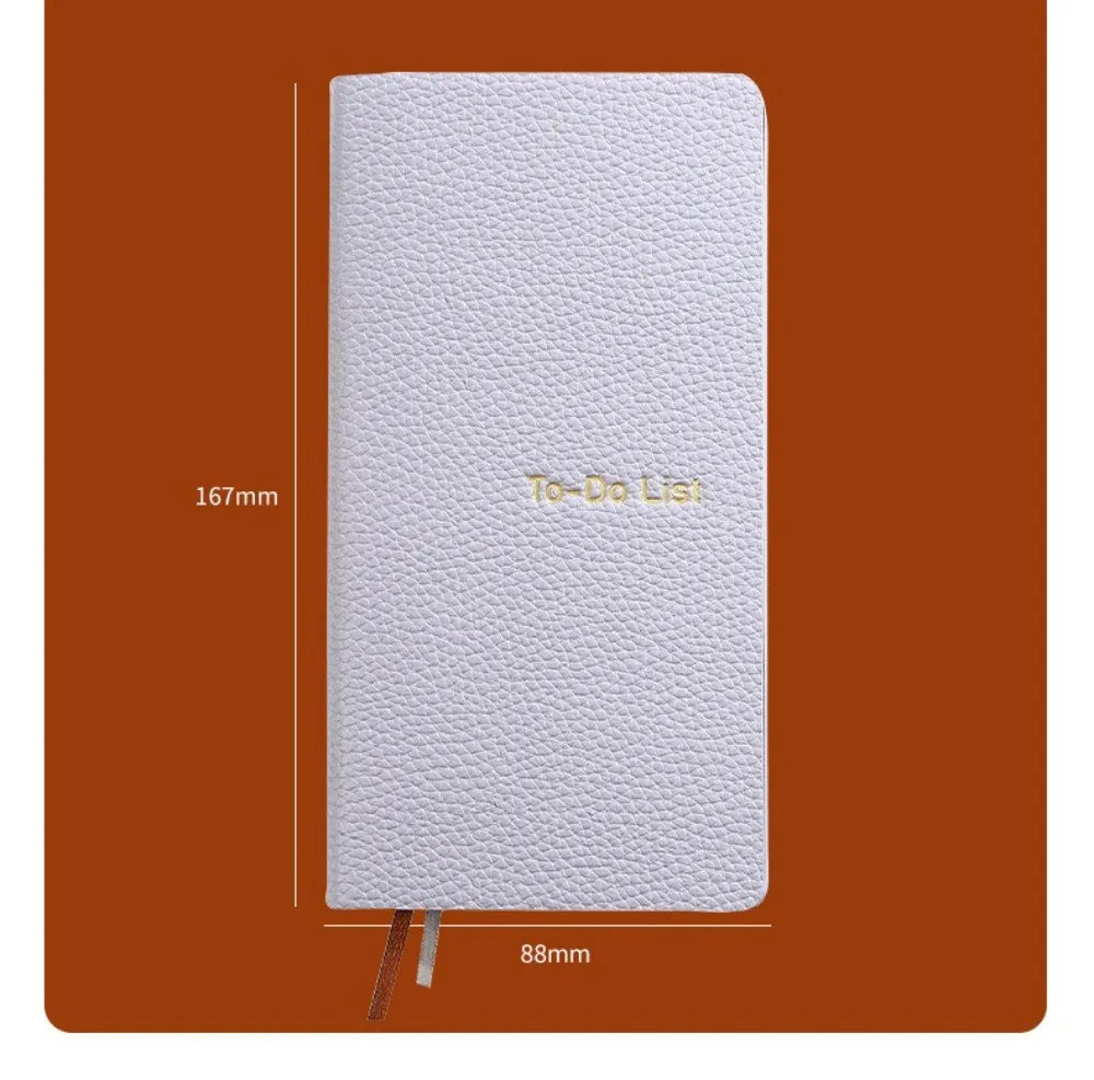 Tragbares A6-Notizbuch für To-Do-Listen, Business-Notizbuch mit PU-Ledereinband, Planungsnotizbuch im Taschenformat, Tagesaufgabenplaner – Detail 11
