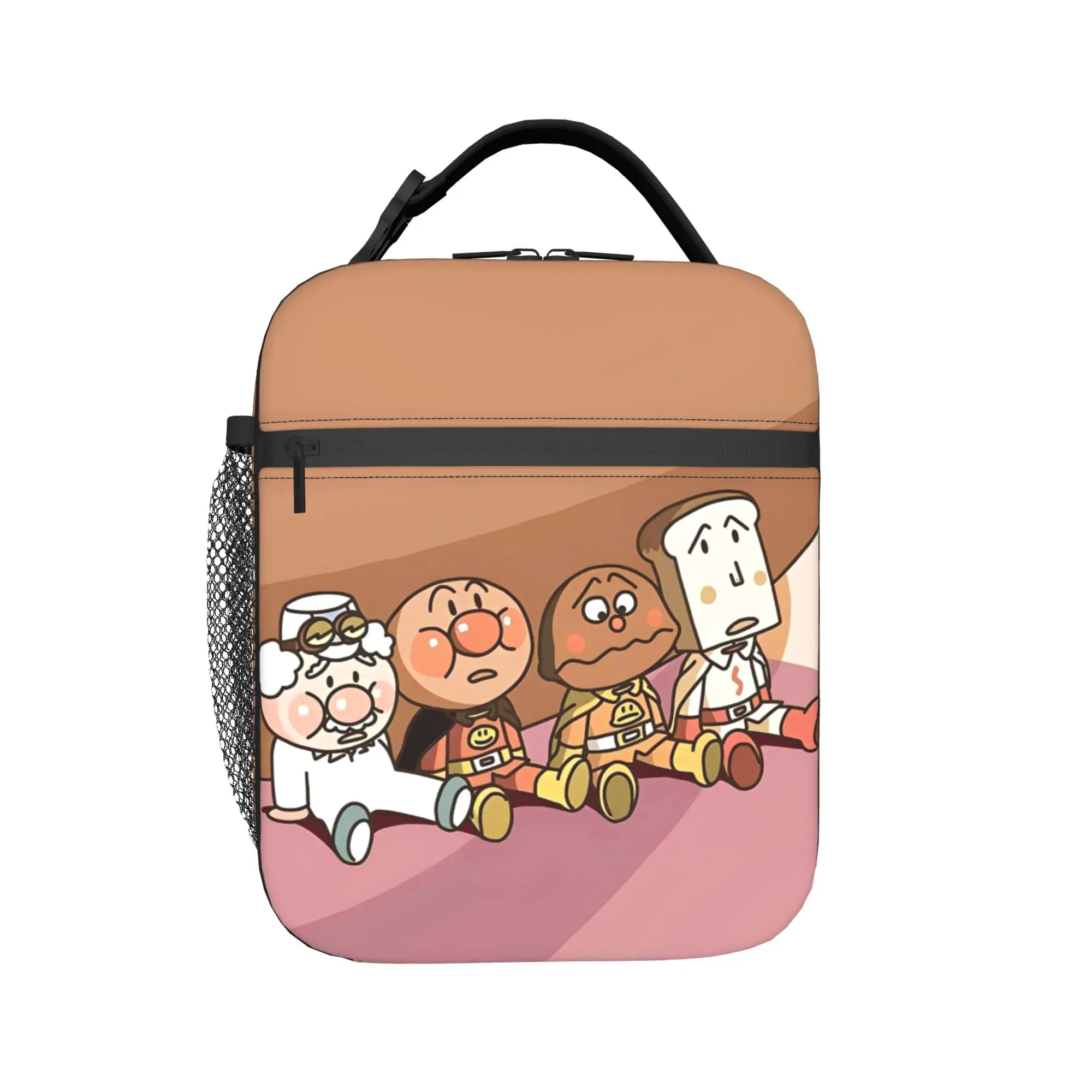 

Термосумка для обедов A-Anpanmans с героями аниме, портативная многоразовая термосумка Baikinman, сумка-тоут для обедов, школьная сумка для пикника, сумка для бенто