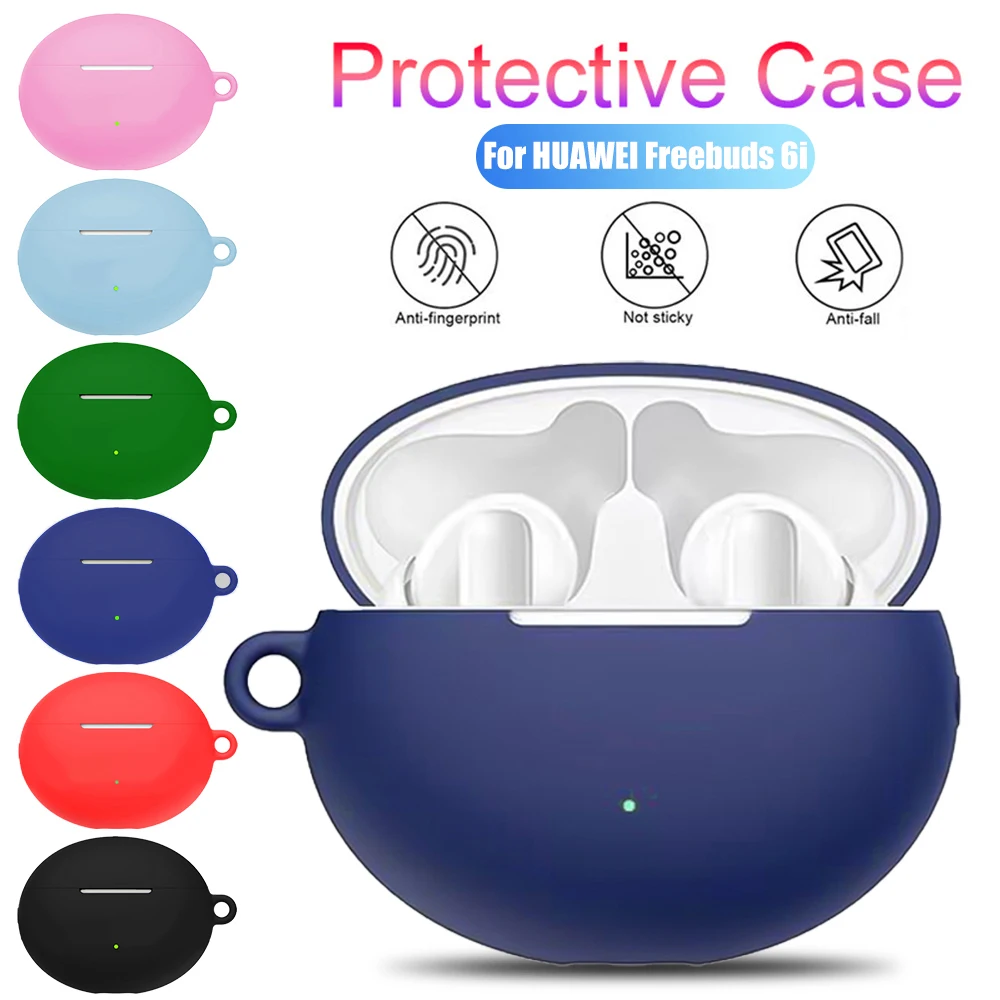 New Silicone Protective Case for Huawei Freebuds 6i Shockproof Anti-Scratch Headphone Protector Wireless Earphone Accessories