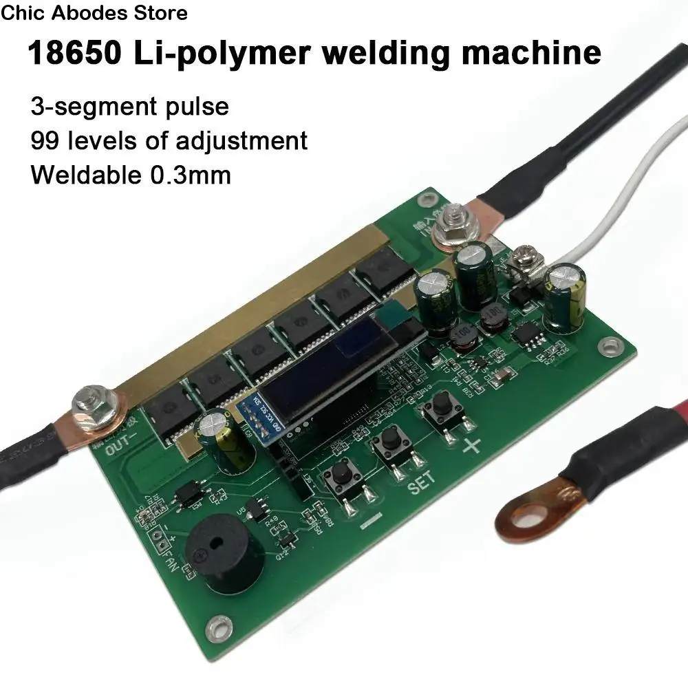 

Copper Welding Pen Welder Control Board Set Real-Time Display Smart Digital Display 99 Gears 12V Spot Welder Module