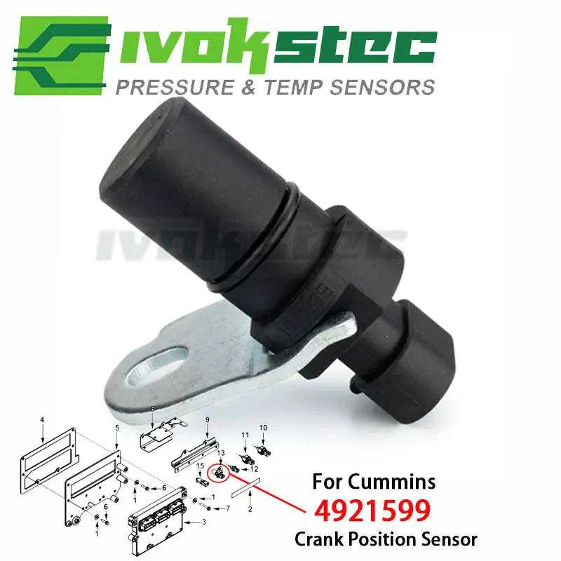Crankshaft Crank Position Sensor For Cummins ISX QSX ISX15 QSX15 Engine 4921599 Camshaft CAM
