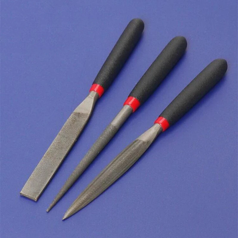 Small Steel Files Needle Flat File for Stone Glass Metal Carving Craft Needle Filing Woodworking Hand Tool Set Carpentry Tools