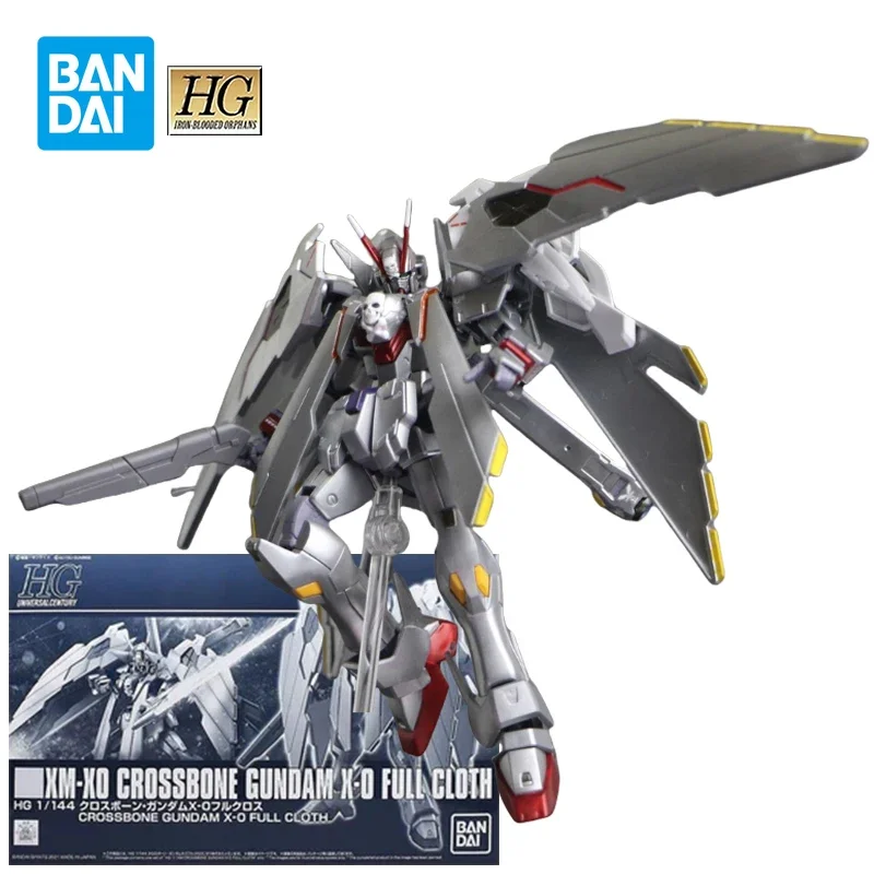 

Bandai Gundam Model Kit XM-X0 Crossbone Gundam X-0 Full Cloth Anime Figures Collection Gunpla Mobile Suit Toys for Boys Gifts