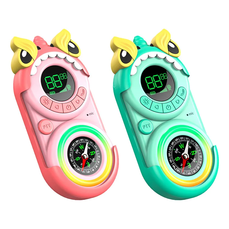 Non-visual children's intercom, parent-child toy, 3-kilometer wireless, cartoon
