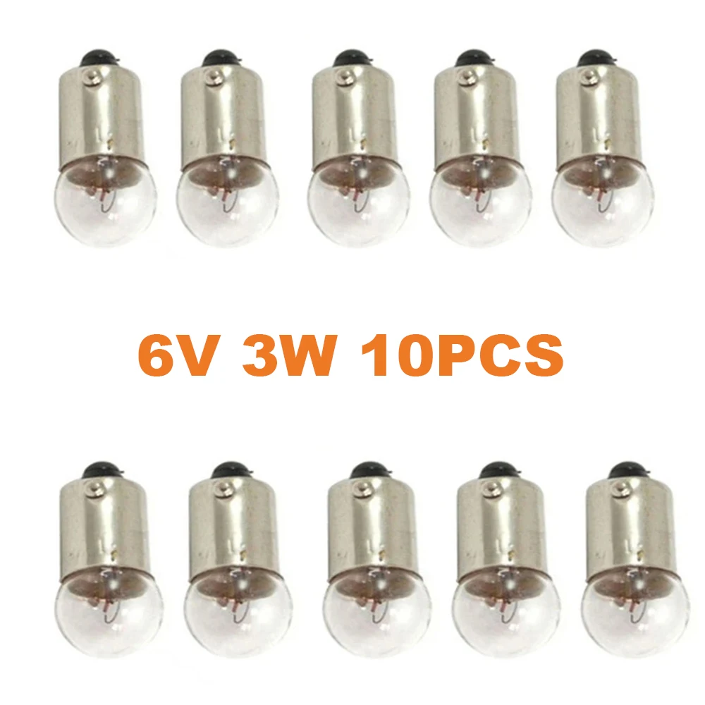 5/10 Pcs 6V 3W For Honda ATC90 CT90 C70 CA175 CB100 CB125 CL100 CT110 Speedo Meter Bulbs Motorcycle Speedometer Led Lights Bulb