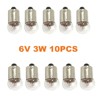 5/10 Pcs 6V 3W For Honda ATC90 CT90 C70 CA175 CB100 CB125 CL100 CT110 Speedo Meter Bulbs Motorcycle Speedometer Lights Bulb