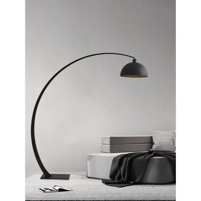 

2026-Living room sofa coffee table floor lamp modern minimalist high-end eye protection bedroom study atmosphere fishing lamp
