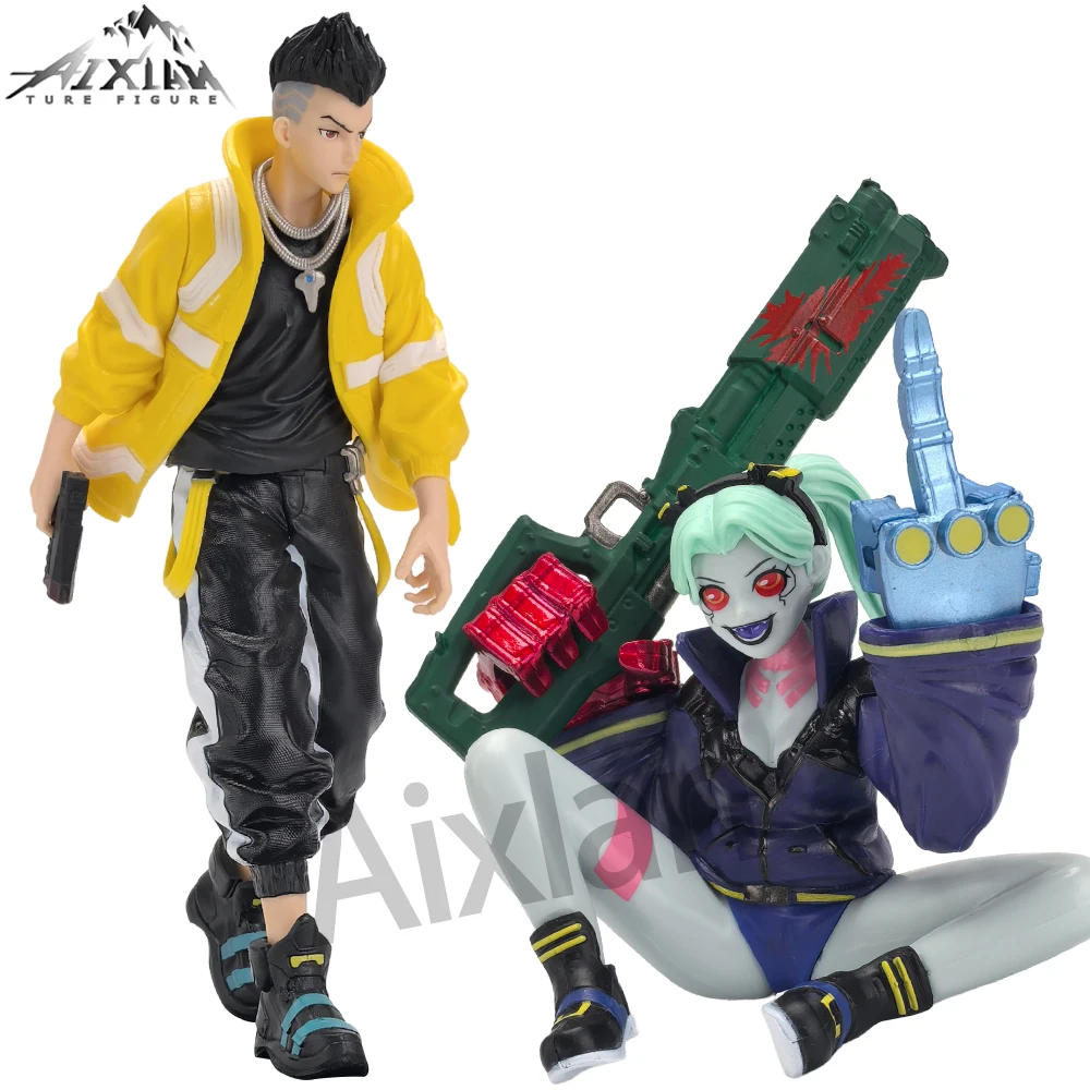Aixlan Rebecca Дэвид Мартинес ПВХ фигурку киберпанк Edgerunners аниме фигурка Коллекционная модель Рождественский подарок игрушка кукла