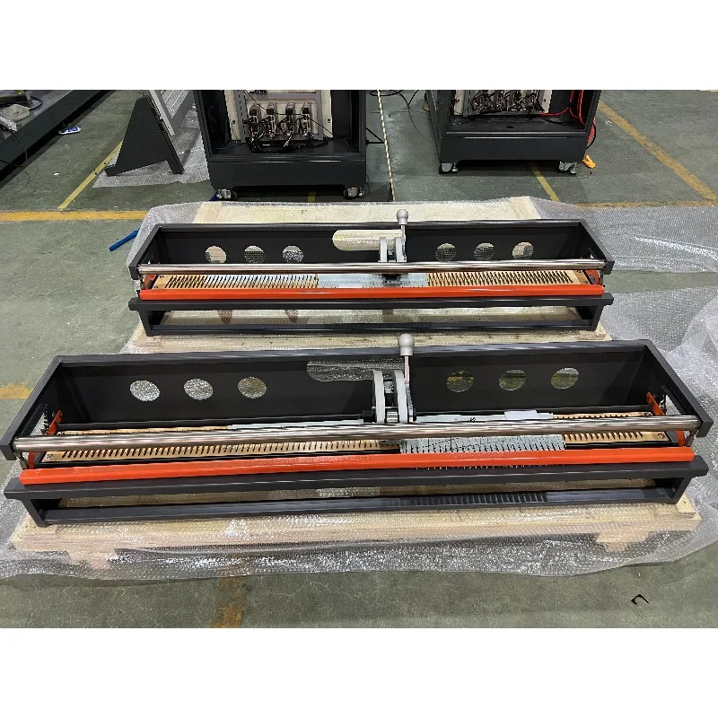 Mesin Pemotong Gigi Sabuk Konveyor PU Mesin Pembuat Lubang Jari Sabuk PVC Baru