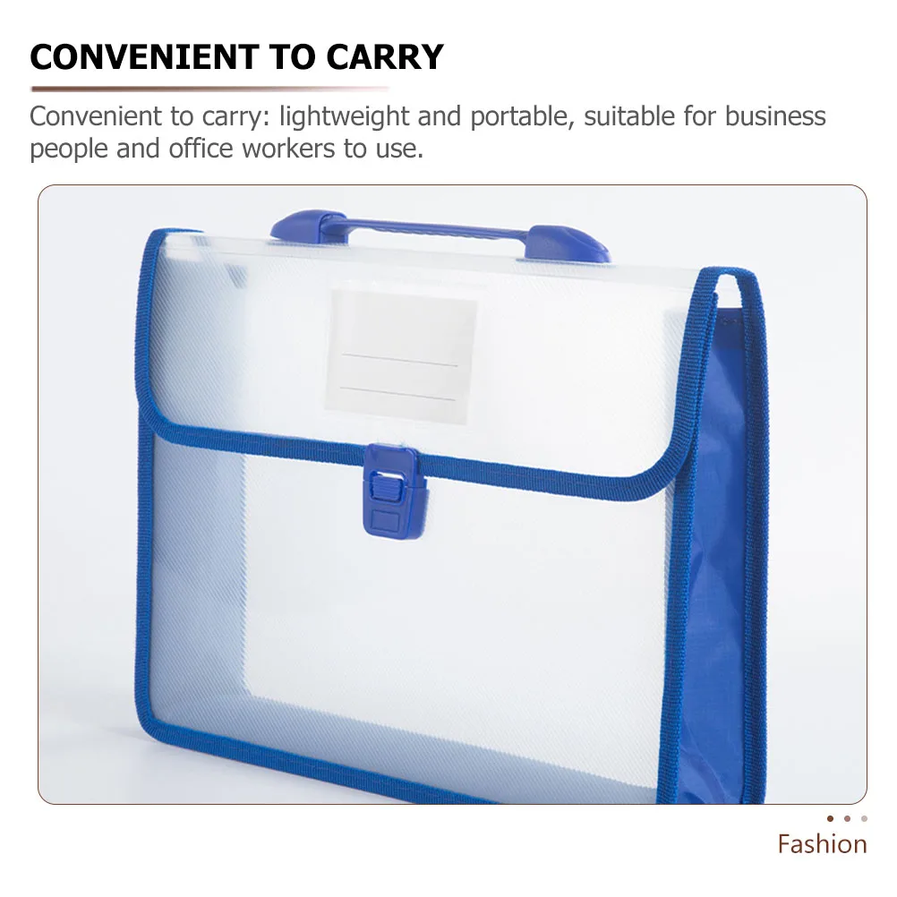 5pcs A4 File Bags Large Capacity Plastic Folders Office Document ganizer Waterproof PP Material Student Exam Papers Storage