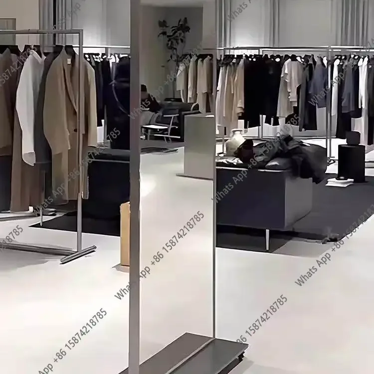XX Full Body Dressing Mirror Movable Floor Dance Fitting Mirror Skinny Beauty Clothing Store Large Mirror