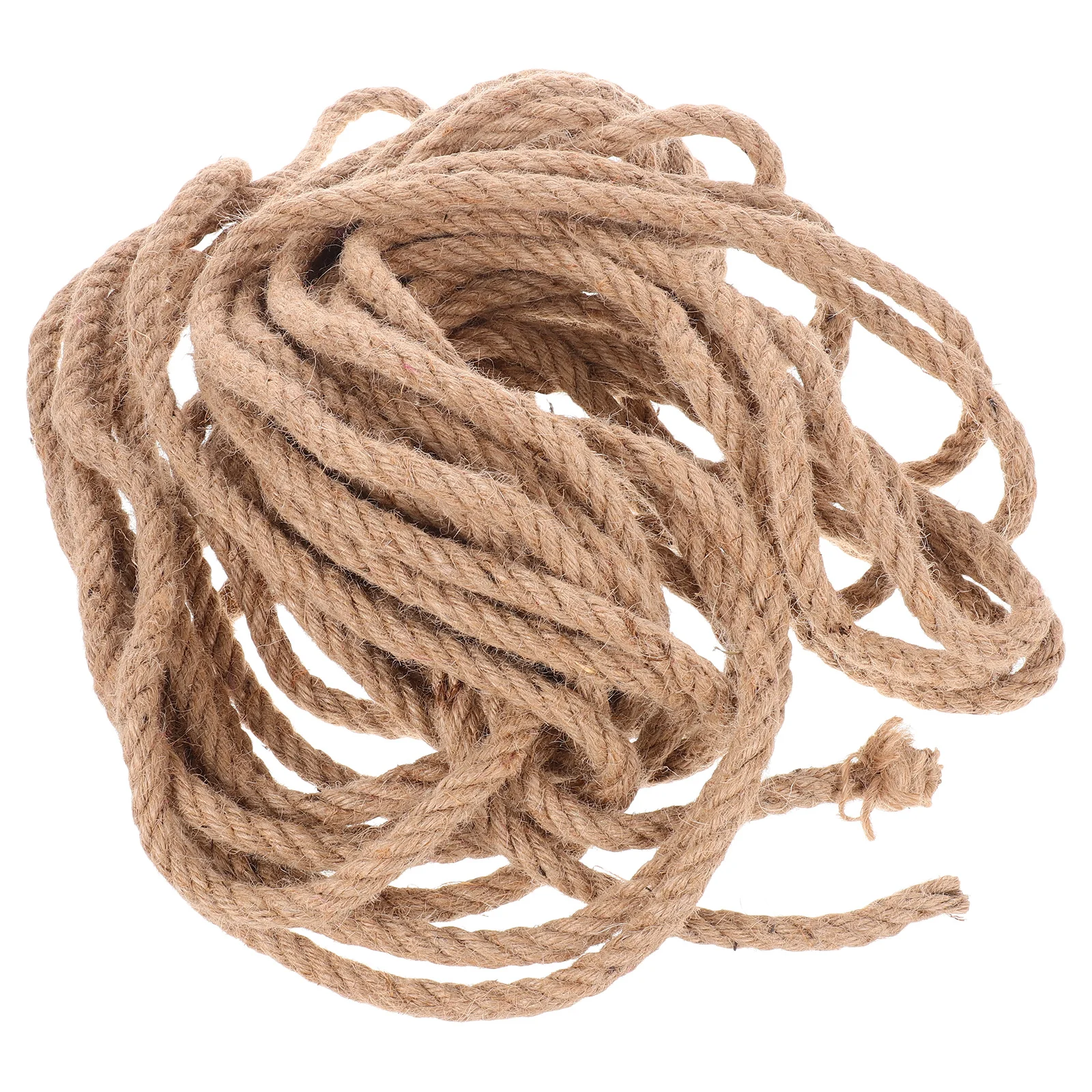 

Natural Heavy Duty Truck Tie-Down Rope Thick Jute Rope Antislip Design for Securing Loads Extended Length Utility